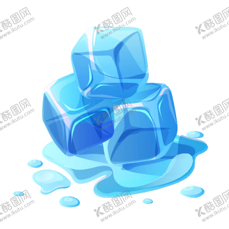 编号：53605812082216341067【酷图网】源文件下载-卡通冰块