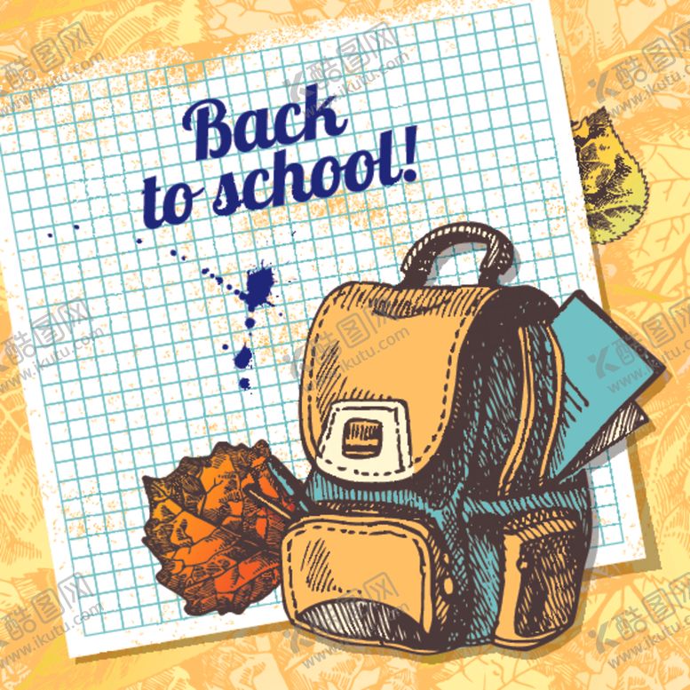 编号：51449010050511093553【酷图网】源文件下载-书包插画