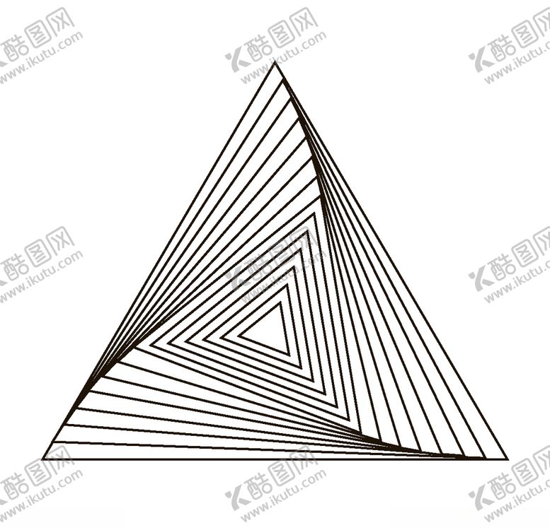 编号：81443210212200349526【酷图网】源文件下载-三角形几何韵律线条形状