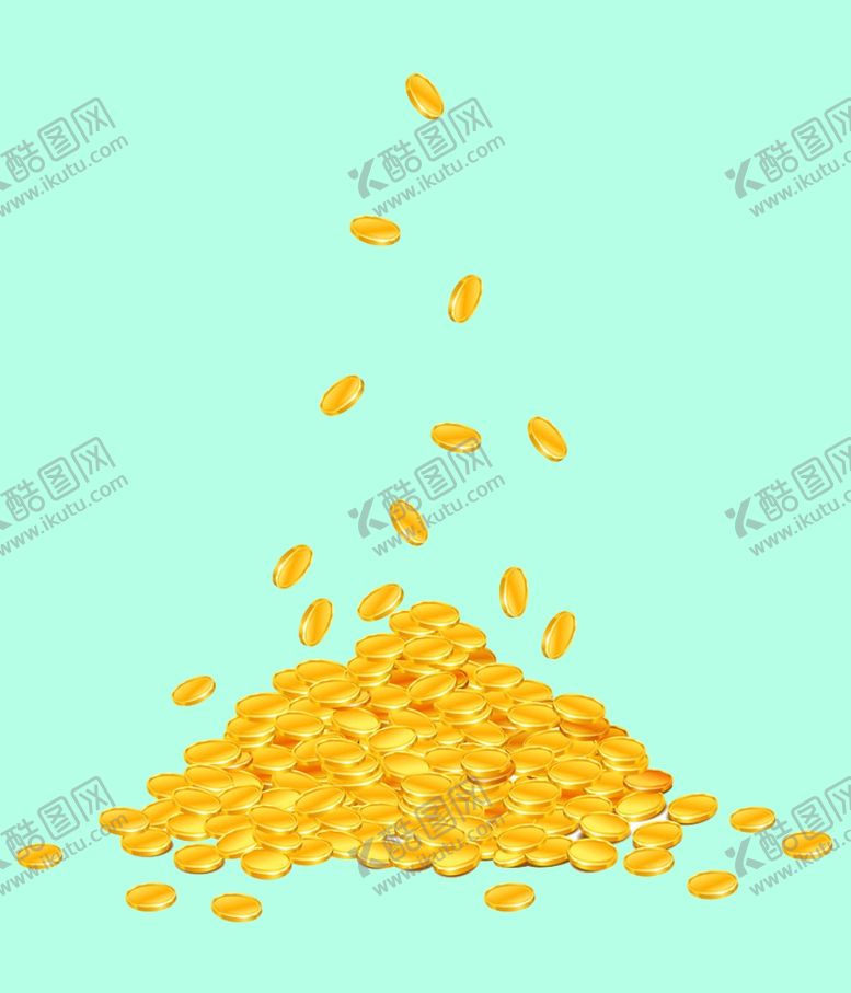 编号：46914710240540538533【酷图网】源文件下载-一堆金币