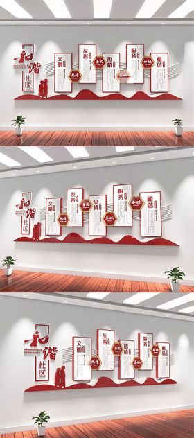 物业管理形象墙
