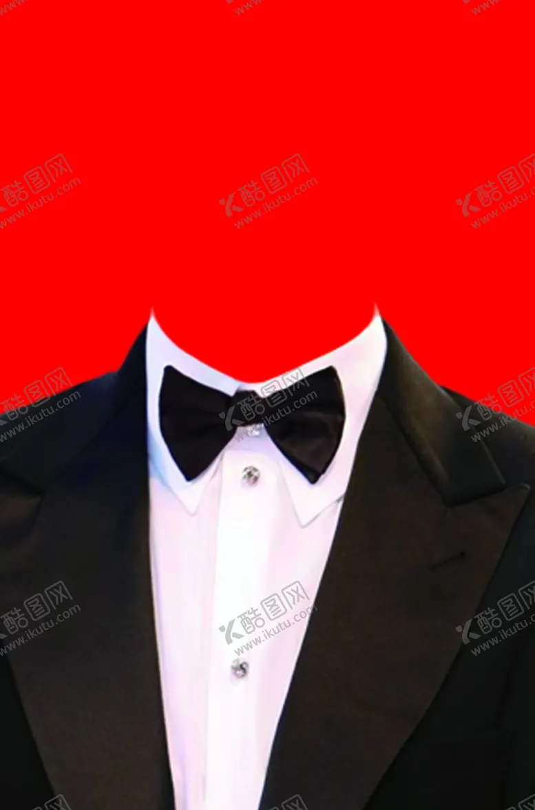 编号：72332004251507394171【酷图网】源文件下载-男士西装证件照模板