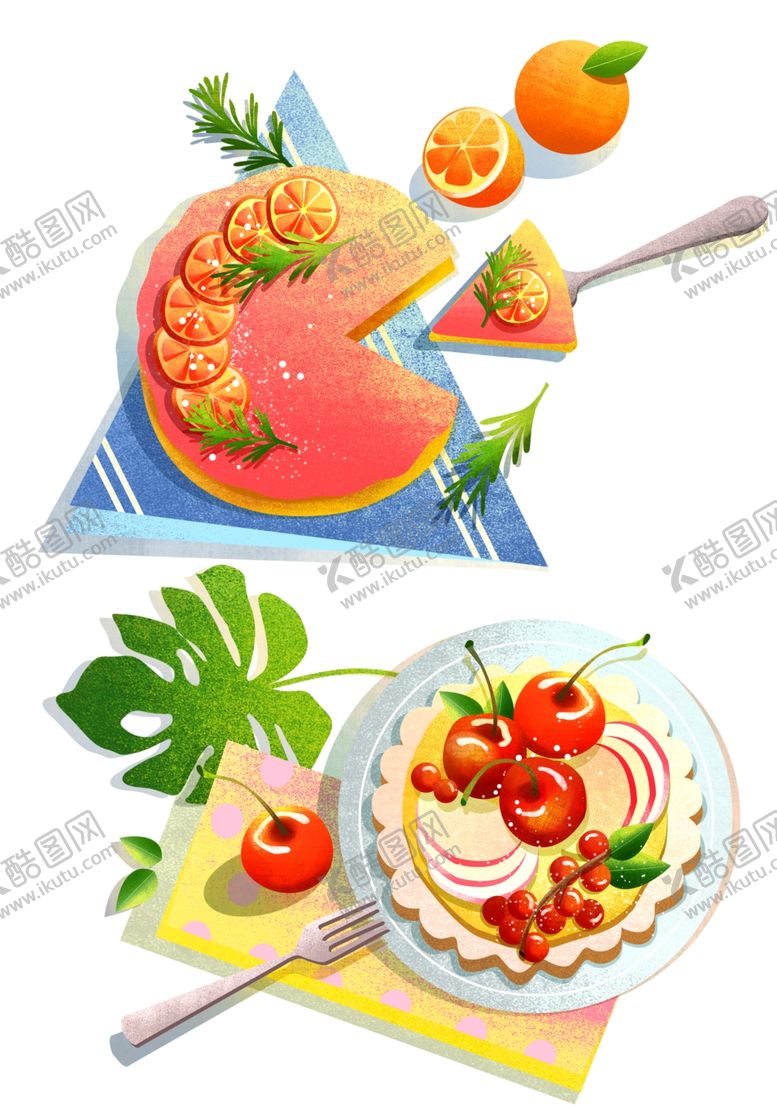 编号：87226609102106204426【酷图网】源文件下载-手绘餐饮美食