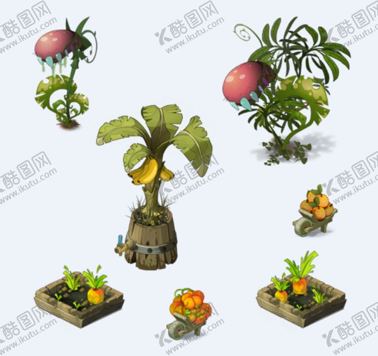 编号：79626110261832002503【酷图网】源文件下载-png格式植物花卉手绘素材