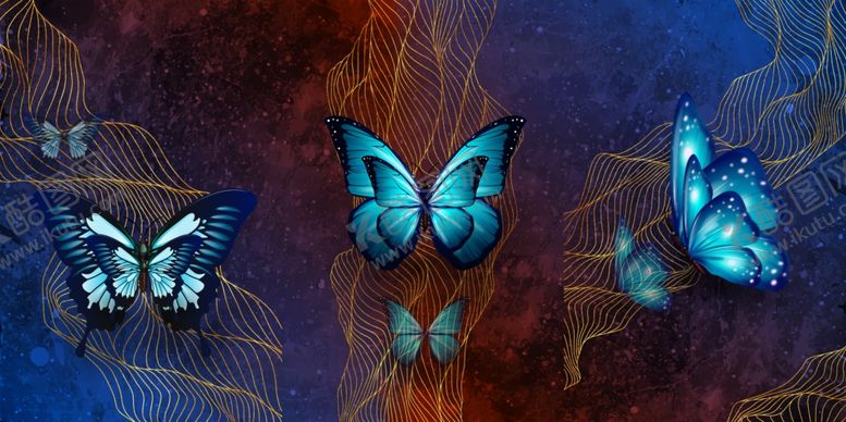 编号：50386009090451161194【酷图网】源文件下载-创意国潮装饰画图片