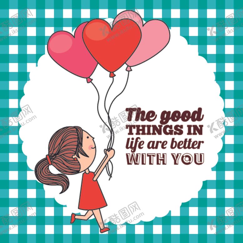 编号：38673910301957484180【酷图网】源文件下载-情侣卡通小人心形设计背景爱心