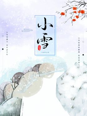 小雪海报