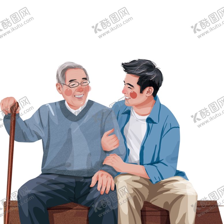 编号：97926810152214183869【酷图网】源文件下载-插画插图敬老爱老
