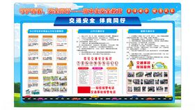 交通安全伴我同行展板
