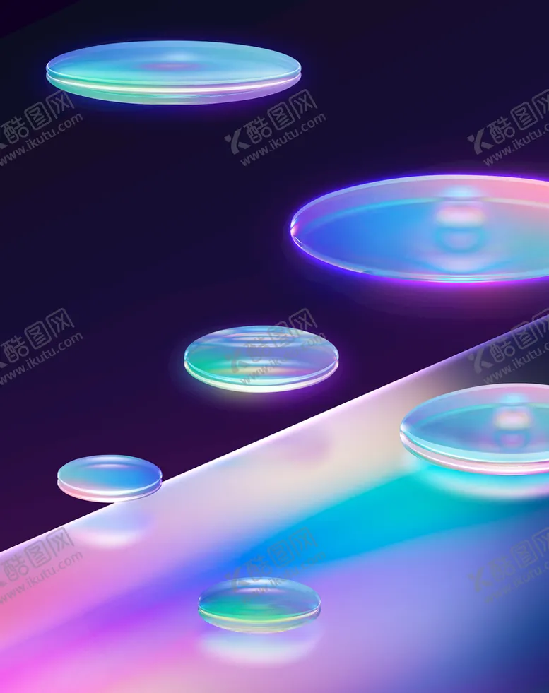 编号：84173909291412004602【酷图网】源文件下载-时尚迷幻渐变风格海报背景
