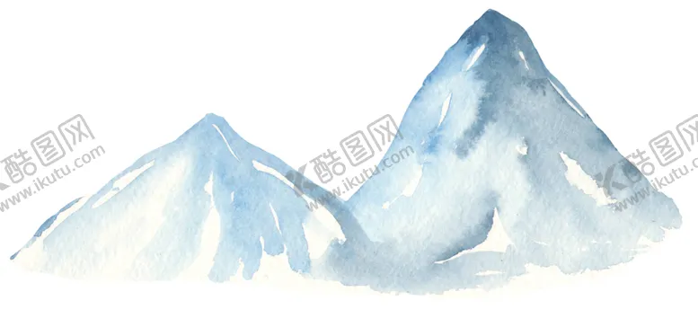 编号：54276106240212451830【酷图网】源文件下载-山村雪景水彩画