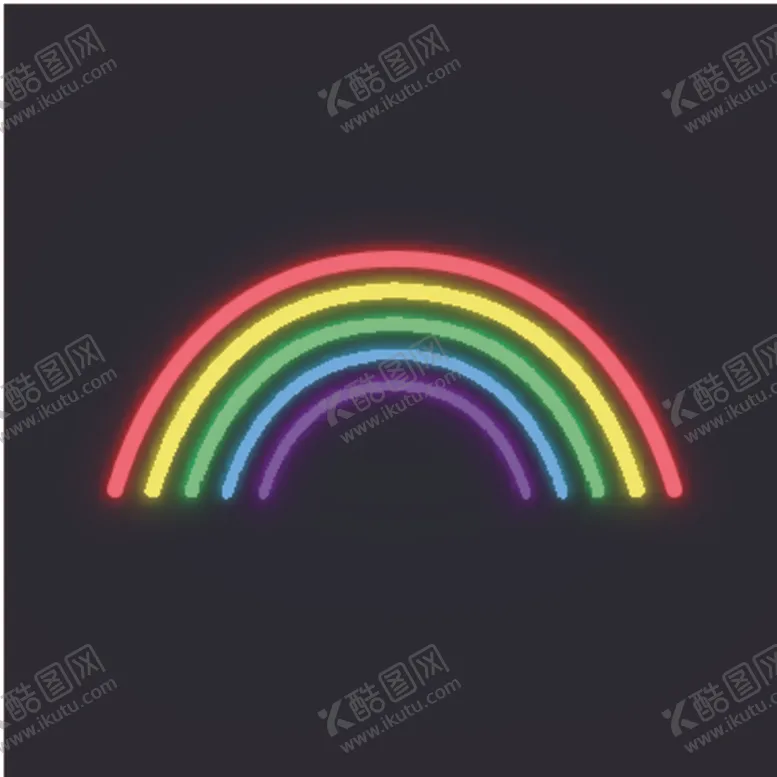 编号：82322909250927524635【酷图网】源文件下载-霓虹灯发光创意图案