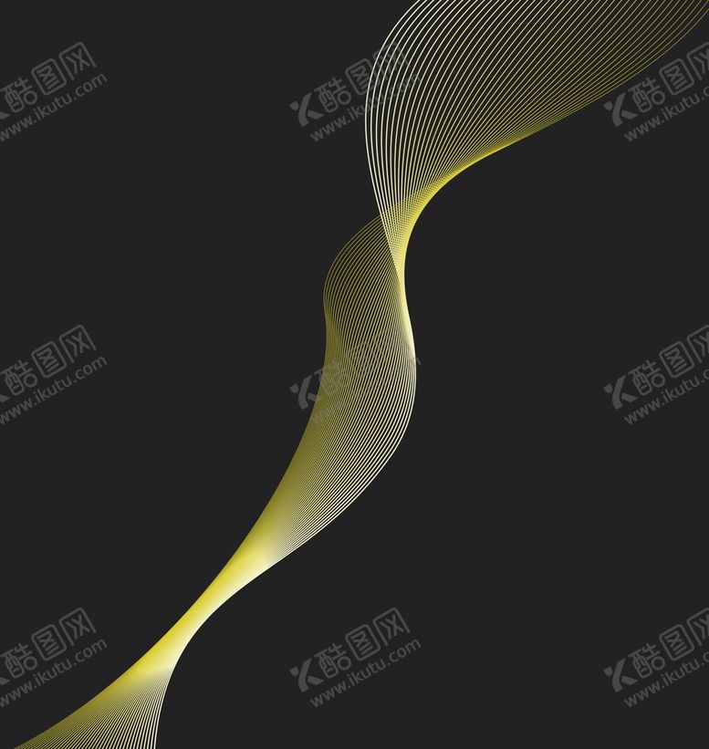 编号：32510810190802042410【酷图网】源文件下载-黄色节日丝带