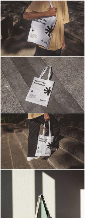 简约帆布袋样机