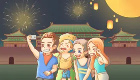 中秋节背景主题海报