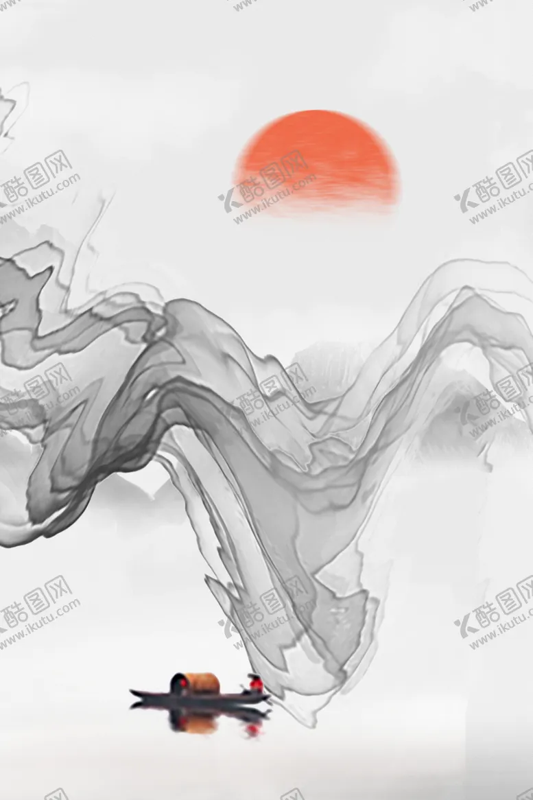编号：38835406261704475380【酷图网】源文件下载-水墨山水画