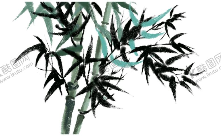 编号：16216206290049221204【酷图网】源文件下载-水墨竹子