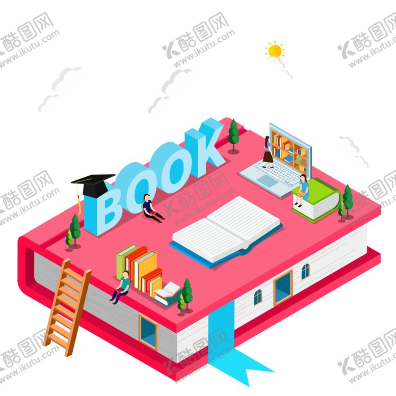 编号：96150305011420201629【酷图网】源文件下载-手绘书本