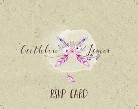 创意图案邀请函设计