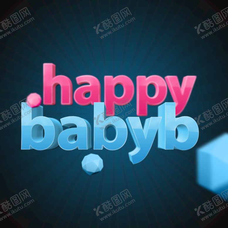 编号：32079809230123422063【酷图网】源文件下载-立体字3D