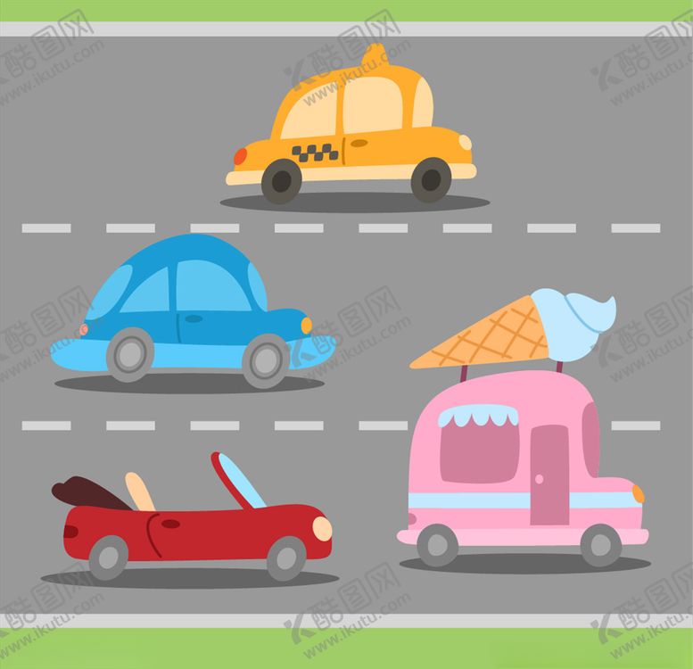 编号：52710009221828025025【酷图网】源文件下载-卡通汽车