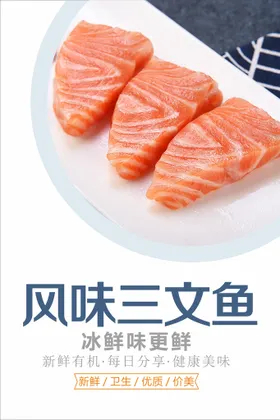三文鱼海报