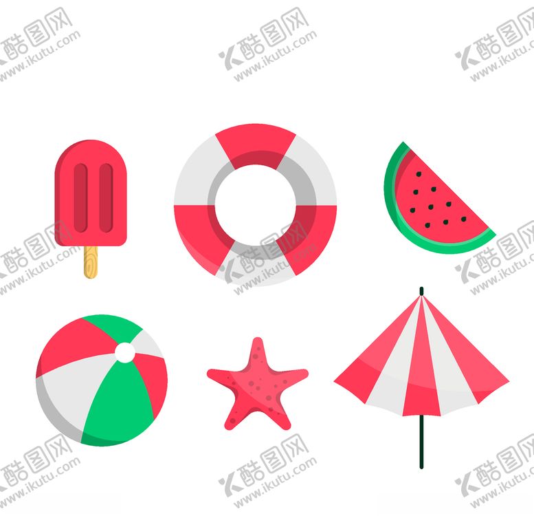 编号：65278709222044201350【酷图网】源文件下载-夏日元素