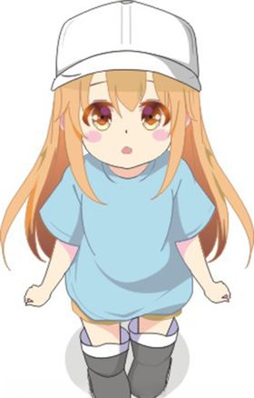 卡通小女孩