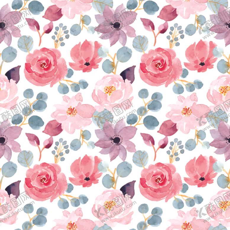 编号：20585210031818316669【酷图网】源文件下载-花卉底纹