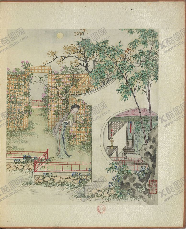 编号：72920903161243157763【酷图网】源文件下载-西厢记风月秋声图