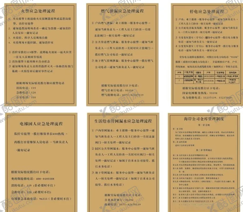 编号：29545305181617478647【酷图网】源文件下载-物业提示板