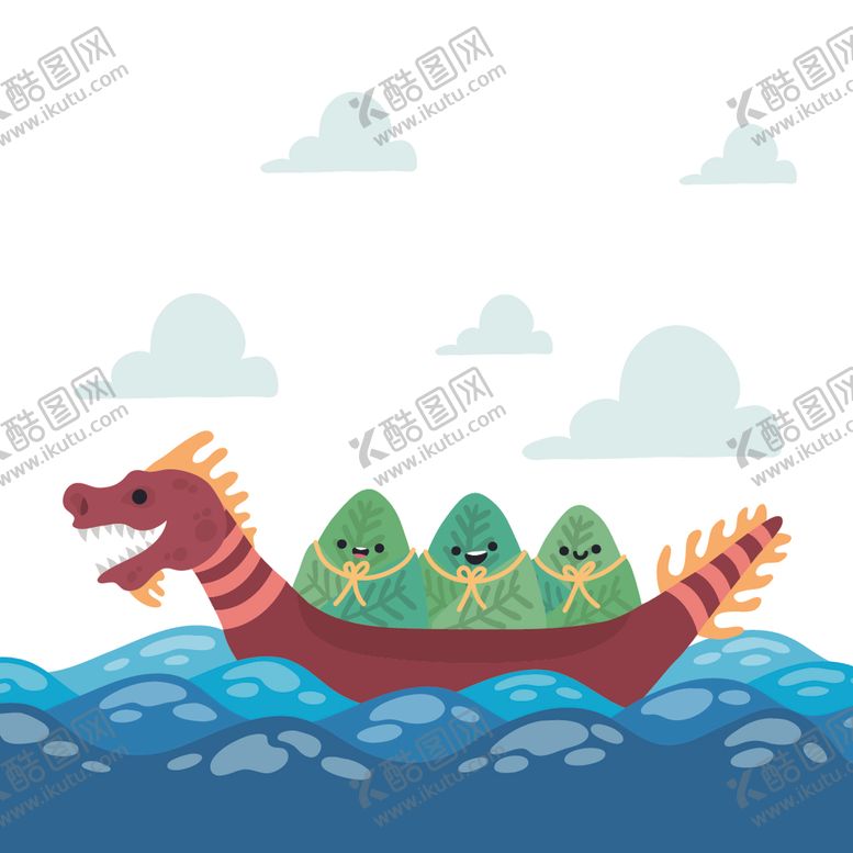 编号：28414005120828525211【酷图网】源文件下载-端午龙舟