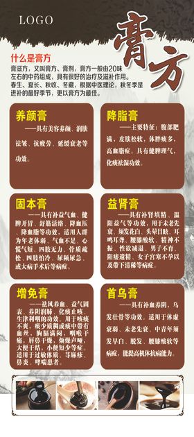 膏方展架