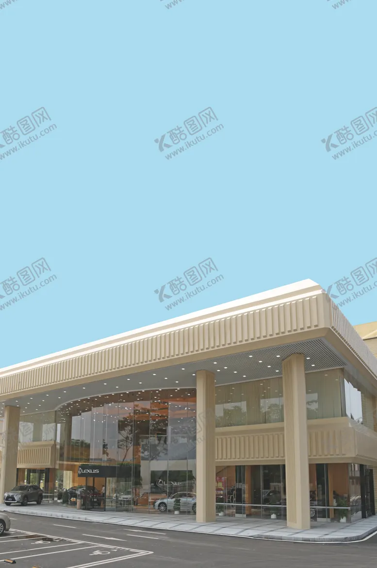 编号：70727907020447536199【酷图网】源文件下载-雷克萨斯4S店形象
