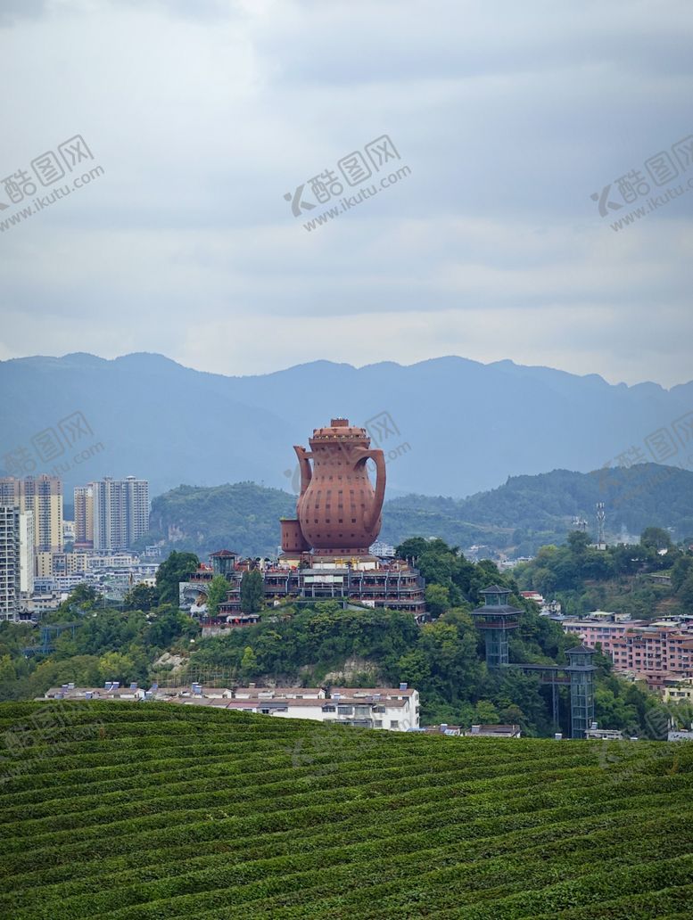 编号：57858007030726398834【酷图网】源文件下载-湄潭茶壶风景