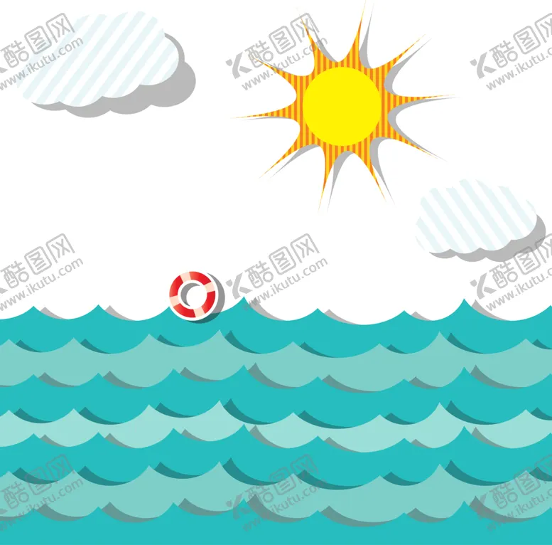 编号：55780307061843533905【酷图网】源文件下载-夏日素材海报元素