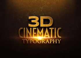 字体样机特效效果精品特效金属