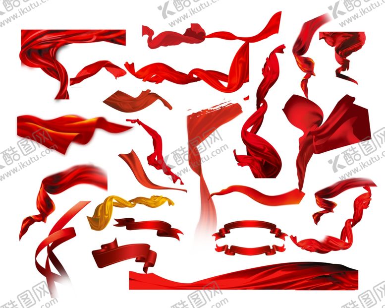 编号：55326809270247568733【酷图网】源文件下载-红色丝绸