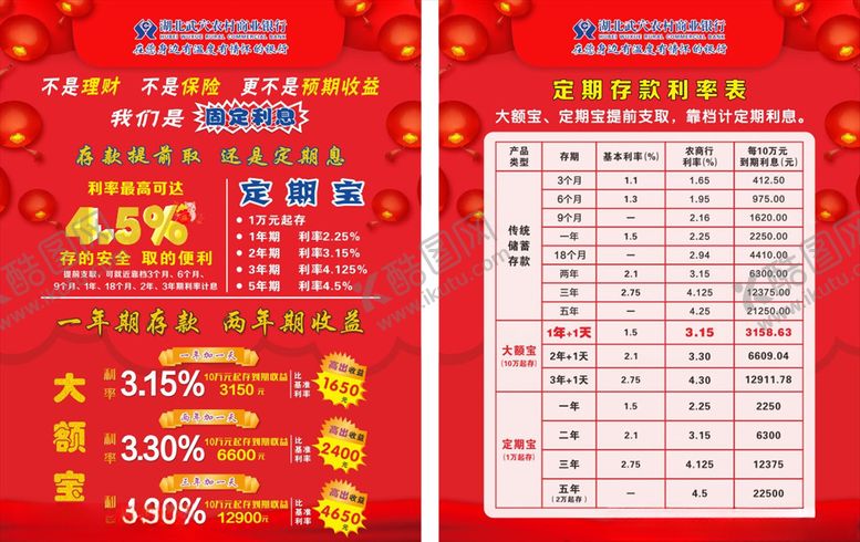 编号：53558309101240568449【酷图网】源文件下载-农商行海报