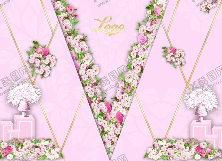 编号：12110110050122239448【酷图网】源文件下载-欧式婚礼粉色婚礼婚礼背景