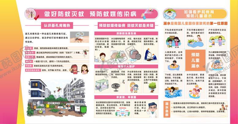 编号：42494804021928558492【酷图网】源文件下载-基孔肯雅热预防儿童溺水