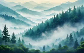 山林背景