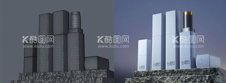 编号：65164712220455482034【酷图网】源文件下载-C4D口红模型