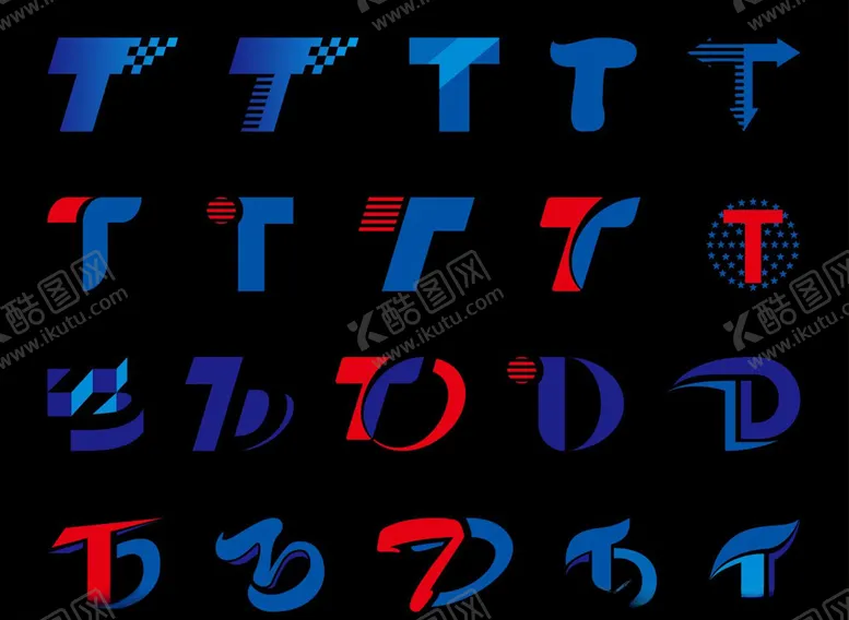 编号：31340606262206286548【酷图网】源文件下载-TD标志设计