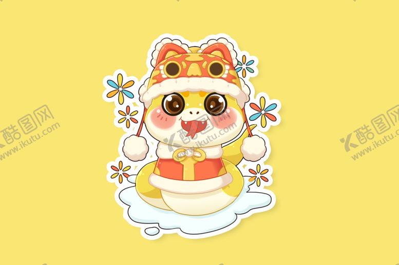 编号：75233302270451468494【酷图网】源文件下载-蛇年插画