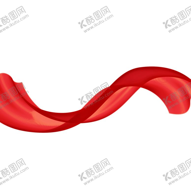 编号：90371610270943585113【酷图网】源文件下载-红色飘带