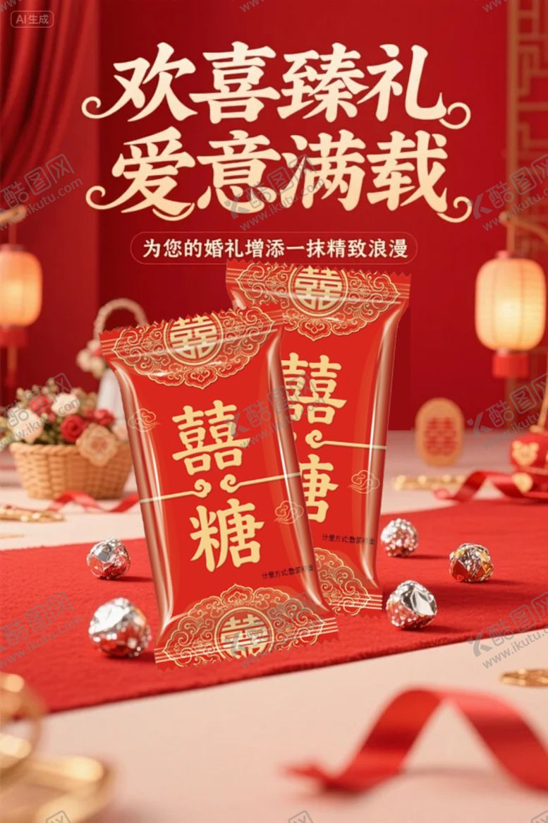 编号：17373505242359433595【酷图网】源文件下载-喜糖包装