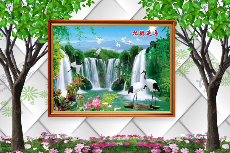 编号：47860504270018401654【酷图网】源文件下载-装饰画背景墙