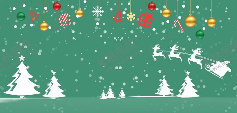 编号：17075104031304292054【酷图网】源文件下载-圣诞雪景背景