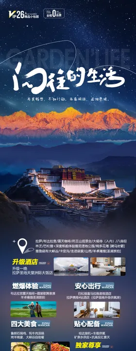 西藏旅游海报